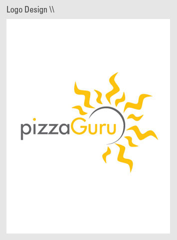 Pizza Guru logo design
